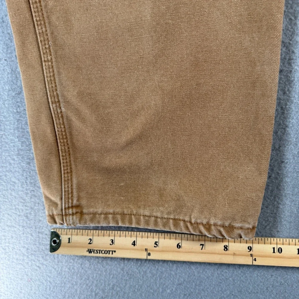 Vintage Dickies Canvas Carpenter Pants Mens 40x30 Brown Classic‎ Workwear Y2K